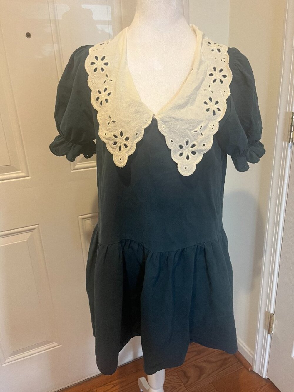 Pomander Place Lace Collared Dress